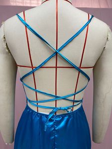 S-3XL Abito da Sera per Damigella d'Onore a Tinta Unita alla <span class=keywords><strong>Moda</strong></span> con Gonna Lunga e Spalle Scoperte - Product Image 6