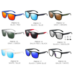 PARANOID P8818 nueva moda gafas de sol polarizadas cuadradas UV400 TAC lentes marco rojo para deportes conducción pesca Venta caliente - Product Image 6
