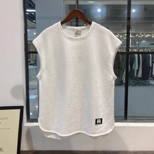 ISStapromo Cadeaux T-shirt sans manches rétro pour hommes Marque de mode d'été Lâche et décontracté Épaule Sports Fitness - Product Image 3