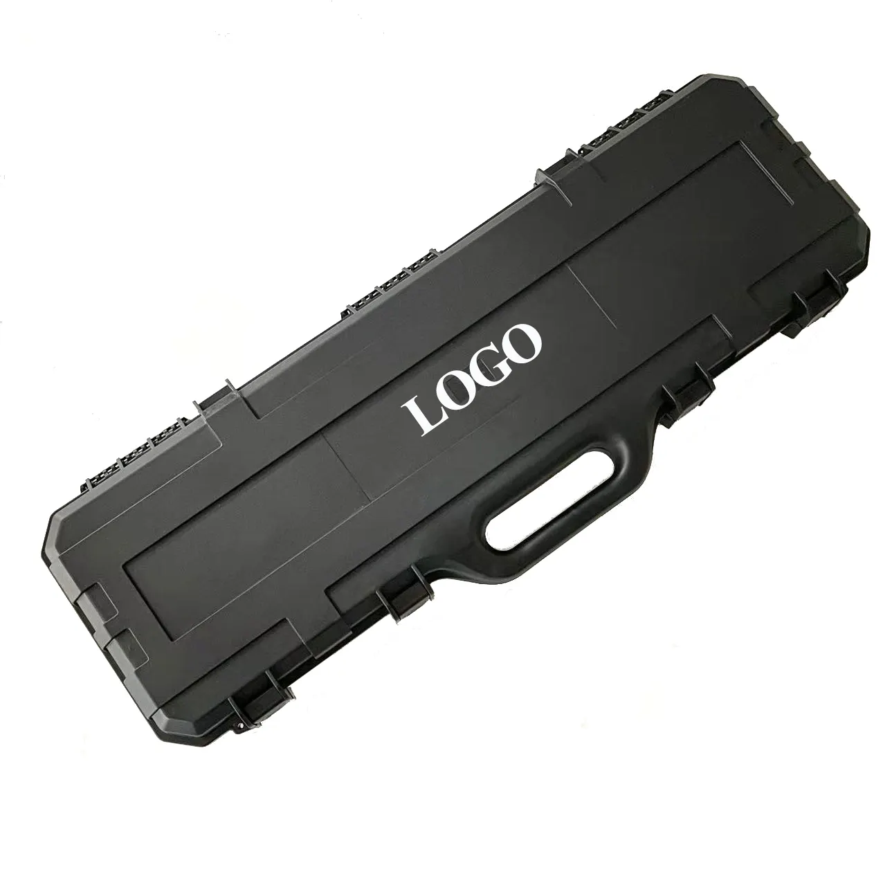 Long Gun Case Outdoor Shockproof Waterproof Dustproof Handle Plastic Portable Hard Case Foam Custom Long Durable Case