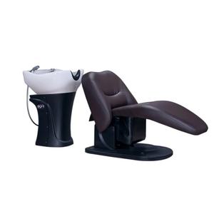 Fauteuil-lit de lavage électrique pour salon de beauté, réglable en hauteur, avec 1 moteur - Product Image 1