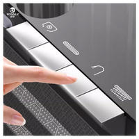 Évier de cuisine moderne en acier inoxydable noir de haute qualité avec robinet cascade – Nouveauté promotionnelle