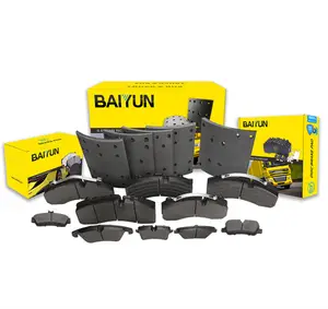 יצרן סיטונאי באיכות הטובה ביותר Nao חומר פדות בלם עבור מכוניות נוסעים מכירת חלקי רכב - Product Image 1