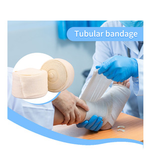 Venda tubular de algodón de alta elasticidad para uso médico, varios tamaños, para retención de apósitos y soporte en lesiones de tejidos blandos - Product Image 6