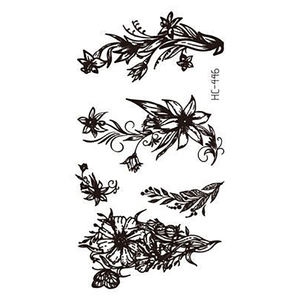 وشم للجسم غير مؤلم ختم ساخن غير سام مقاوم للماء وشم مؤقت ، ملصق وشم مؤقت للجسم للوجه صديق للبيئة - Product Image 6