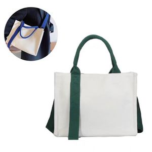 Custom <b>Canvas</b> <b>Bag</b> Streamer <b>Tote</b> Diagonal Shoulder logo Custom Hand <b>Canvas</b> <b>Bag</b> - Product Image 3