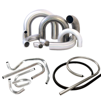 Pièces de tube métallique d'usinage de cintrage CNC coude 30 45 60 90 135 180 360 degrés coude SS tuyau d'échappement