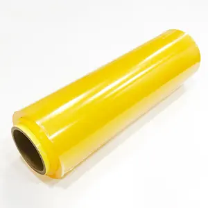 CuộN Jumbo Giá Bán Buôn Từ Nhà Máy Trung Quốc Màng Bọc Nhựa PVC Co Giãn Đóng Gói Trái Cây Mềm Trong Suốt Cấp Thực Phẩm Chất Lượng Cao