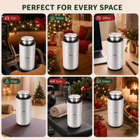 Produits tendance de Noël 2026, diffuseur d'huiles essentielles, style luxueux, diffuseur de parfum électrique automatique pour voiture, cadeau avec logo personnalisé
