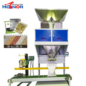 Halbautomatische 10kg 20kg 30kg 50kg Sack-Reis-Dünger Abfüll- und Verpackungsmaschine für Gewebte Plastiksäcke - Product Image 2