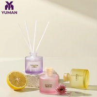 Bouteille cylindrique artisanale sans alcool de 50 ml, parfum d'hôtel classique, aromathérapie, décoration d'intérieur, marque privée