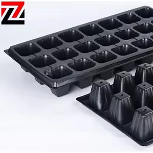 ZCWY Bandeja de mudas de uva de poliestireno 128 células Kit de bandeja de cultivo de germinação de sementes para uso pesado