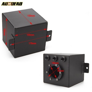Tanque de compensación de combustible de aluminio de <span class=keywords><strong>palanquilla</strong></span> negra 2L + 1 bomba de combustible externa 044 EP-YX4519-044 - Product Image 2