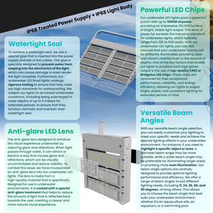 Luz Marina LED de Acero Inoxidable 316, Impermeable IP68, Iluminación para Muelles y Hombres de Lona, Luz LED para Barcos de 100w, 300w, 500w, 1000w - Product Image 6