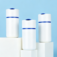 Bouteilles en plastique HDPE blanches, flacons à deux pièces avec bouchon à clapet, vides, pour comprimés, capsules, vitamines, emballages de compléments alimentaires