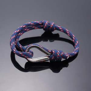 Handmade Adjustable Hook Bracelets for <b>Men</b> and Women Trendy Sailing Adventurer Rope <b>Bangles</b> - Product Image 2