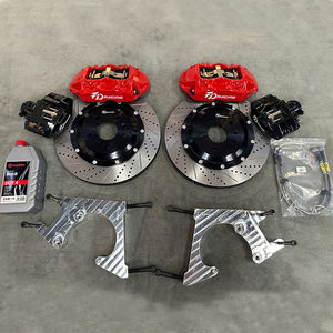 Haute qualité 4 Pot GT4 étrier de frein pause forage disque de frein pour Nissan Skyline Yamaha xjr 400 <span class=keywords><strong>Lamborghini</strong></span> Ford Mazda - Product Image 4