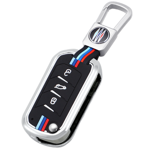Funda Protectora para Llaves de Coche de Aleación de Zinc y Gel de Sílice para Mahindra Alturas G4 Atom Bolero EV Treo Funster, Llavero, Bolsa para Llaves - Product Image 1