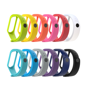 la correa para <span class=keywords><strong>Xiaomi</strong></span> banda miband gota de 3 4 colorido ajustable pulsera de silicona de la correa de muñeca banda para mi banda - Product Image 1