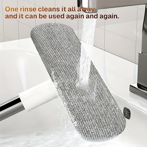 Brosse de nettoyage de <span class=keywords><strong>vitres</strong></span> <span class=keywords><strong>magique</strong></span>, <span class=keywords><strong>éponge</strong></span> en nylon, durable, manche long, réutilisable, outil de nettoyage des écrans, éliminateur de poils d'animaux - Product Image 3