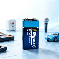 Pilas Alcalinas 6LR61, Pilas Primarias para Pedales de Guitarra, Micrófono, Detector de Humo