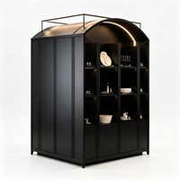 Luxuriöse Glas-Vitrine mit LED-Beleuchtung Edelstahl-Schmucktheke für Uhren- und Juweliergeschäfte - Umweltfreundlich und Anpassbar