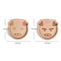Assiettes à manger en bois de conception orientale à motifs personnalisés pour enfants plateaux de restauration rectangulaires pour les occasions de mariage gravés
