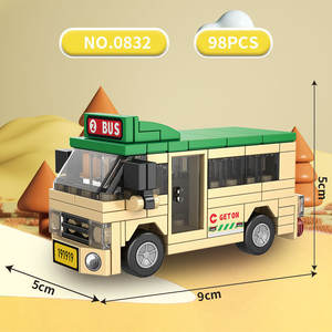 [Free Shipping] Animals Nature 40-Piece Cartoon Car Assembly Fire Truck Educational <strong>Toy</strong> for Boys Made [Place Origin] Material - Product Image 6