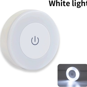 USB Rechargeable <b>Sensor</b> Control Dimming <b>LED</b> Mini Night <b>Light</b> Modern Style Plastic Wall-mounted Lamp for Bedroom Kitchen Cabinet - Product Image 1
