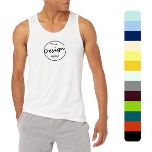 Camiseta sin Mangas de Algodón para Hombre al por Mayor para Verano, Camisetas sin Mangas de Alta Calidad en Oferta, Camiseta Ligera para Entrenamiento Deportivo y Muscular - Product Image 1