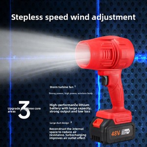 Portable Gardening Tools Rechargeable Air <b>Duster</b> Blower with Violent Jet Fan Vacuum <b>Cleaner</b> Replacement for Dusting Cleaning - Product Image 4