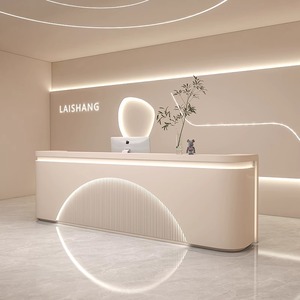 QT-55 văn phòng đồ nội thất bàn Bàn thiết lập oficina scrivania escritorio rezeption hiện đại quầy lễ tân quầy lễ tân - Product Image 2