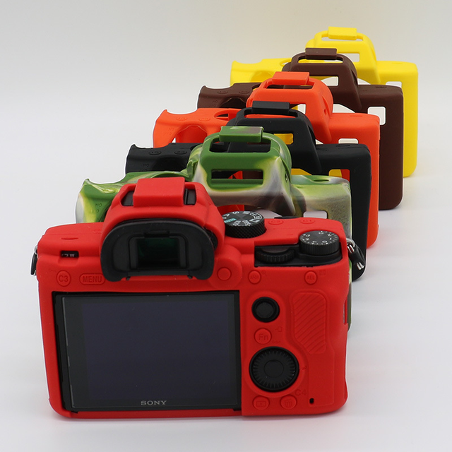 Soft Silicone Rubber Camera Case Armor Skin DSLR Bag Cover for Sony A7R3 A7III A7RIII A7Mark III A72 A7S2 A7R2 A7 IIII A7R4