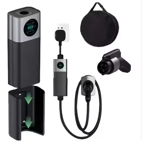 Tary Portable EV Charger 32A TYPE1 TYPE2 GBT Adjustable 7kw Portable Charging Gun for Electric Car
