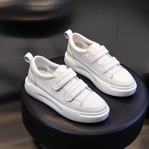 Baskets basses à lacets pour femmes, respirantes, à plateforme, décontractées, entièrement blanches, automne/printemps - Product Image 2