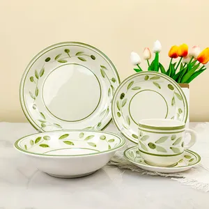 Fancy Porcelain Dinnerware Set Elegant Plates For Parties And Dinners Ceramic Dinner Plate Collection