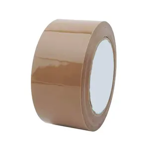 Оптовая продажа, цветная клейкая упаковочная лента из БОПП, коричневая цветная картонная уплотнительная упаковочная лента из БОПП