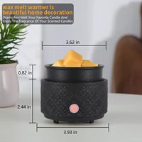 Vente en gros de brûleurs de cire pour tarte en céramique chauffe-bougie chauffe-cire électrique parfumée pour cube de cire