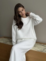 Ensemble Abaya Deux Pièces pour Femmes RO9121, Robe Longue Sirène à Manches Longues, Vêtements Islamiques Modestes, Abaya Dubaï, Ensemble Robe de Bureau Casual
