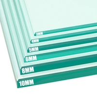 Verre trempé 4mm 6mm 8mm 10mm 12mm Verre feuilleté trempé pour garde-corps sans cadre, terrasse, balcon