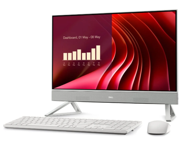 D3lls 24" All-in-One Desktop EC24250 - I5-1334U - 16GB - 512GB SSD - Keyboard and Mouse Set - Win11 in Stock