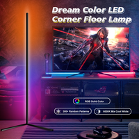 Lampe de sol moderne et minimaliste avec télécommande, style nordique, pour la maison, luminaire décoratif d'intérieur, rvb, vente en gros, w