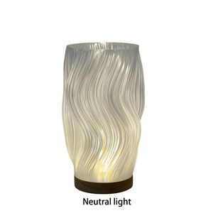 Lámpara de Escritorio 3D ANTINSKY, Lámpara de Noche Plegable para Dormitorio, 3 Niveles de Intensidad, Luces LED para Escritorio, Lámpara de Mesa para Cafetería - Product Image 2