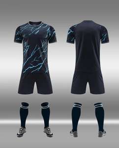 قمصان الموسم المصنوعة على شكل مروحة ، قمصان تدريب لاعبي كرة القدم ، تنفس ، سريع الجفاف ، جيرسي كرة القدم الكلاسيكي - Product Image 5