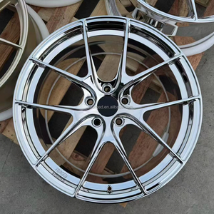 VS-5RS Chrome / Brushed Forged <strong>Wheels</strong> 17 18 19 20 21 5x120 5x114.3 Deep Concave Monoblock Alloy Rims For BMW M3 M4 Tesla Benz - Product Image 1