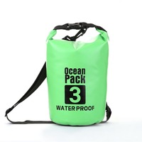 Tas Kering Lipat Portabel Ocean Pack Anti Air 5L/10L/20L/30L Roll Top PVC untuk Kegiatan Luar Ruangan, Camping, Hiking, Berperahu, Semua Musim