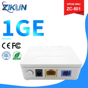 1GE XPON ONU ZC-501 โมเด็มไฟเบอร์ออปติก |   พอร์ตเดียว |   ยูพีซี เอพีซี |   ชิปเรียลเทค |   อุปกรณ์ไฟเบอร์ออปติก |   เหมือนกับ HG8010H,HG8310M,AN5506-01-A - Product Image 2