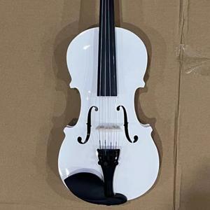 ไวโอลินเมเปิ้ลคาร์บอนไฟเบอร์สำหรับมือใหม่หัดทำมือสำหรับผู้ใหญ่/เด็กไวโอลินสีมันวาวสีม่วงและน้ำเงิน - Product Image 4