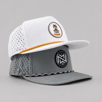 Gorra de Béisbol Ligera y Duradera con Perforaciones Láser, Parche de Silicona y Logotipo Personalizado para Hombres, Uso Diario y Deportivo, OEM ODM