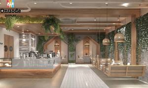 Mostrador de Cafetería Personalizado y Elegante, Diseño Moderno para Centro Comercial o Plaza Comercial - Product Image 3